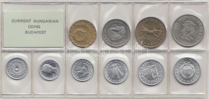 1984. 2f-20Ft 10db klf érmés forgalmi sor fóliatokban T:1