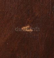 Pólya Iván (1889-1939): Olvasó nő. Olaj, vászon, apró szakadás, jelzett, 50×40 cm