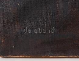 Pólya Iván (1889-1939): Olvasó nő. Olaj, vászon, apró szakadás, jelzett, 50×40 cm