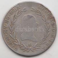 1791G 20Kr Ag "II. Lipót" T:2-,3