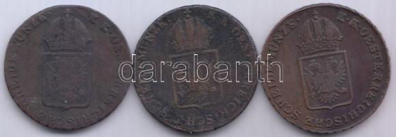 1816B 1Kr Cu + 1816G 1Kr Cu + 1816O 1Kr Cu T:2-,3