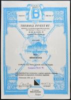 Békéscsaba 1990. "Thermál Invest Rt. Befektetési és Gyógyidegenforgalmi Részvénytársaság" ...