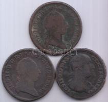 1774S 1/2Kr Cu + 1781B 1/2Kr Cu + 1781S 1/2Kr Cu T:2-,3