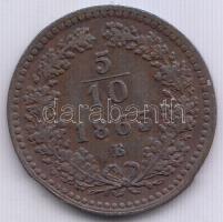 1863B 5/10Kr Cu T:1-,2 R!