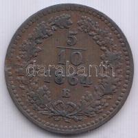 1864B 5/10Kr Cu T:2 ph.