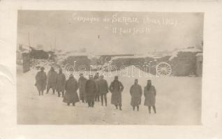 Military WWI, Serbia, soldiers, winter (fa)