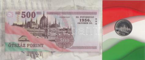 2006. 50Ft "1956-os forradalom" + 500Ft "EB" bankjegy "1956-os forradalom&q...
