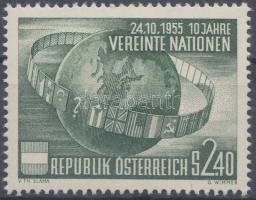 1955 10 éves az ENSZ Mi 1022