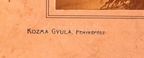 1918 Budapest IV. az ujpesti magyar királyi állami iskola épülete a Kossuth címerrel a homlokzaton. ...