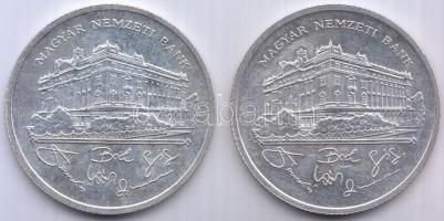 1992. 200Ft Ag "MNB" (2x) T:2