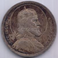 1938. 5P Ag "Szent István" T:2 patina