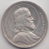 1938. 5P Ag "Szent István" T:2 patina