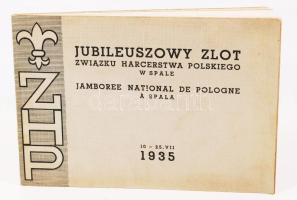 1935 A lengyelországi jamboree képes ismertető füzete, sok érdekes anyaggal /  1935 Poland scout jamboree picture booklet, with 64 interesting photos 64p.