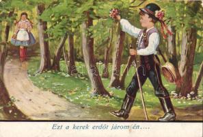 'Ezt a kerek erdőt járom én' Hungarian folklore, Bernáth