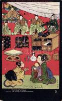 The feast of dolls Queer things about Japan Serie I. by Douglas Sladen, Raphael Tuck Oilette