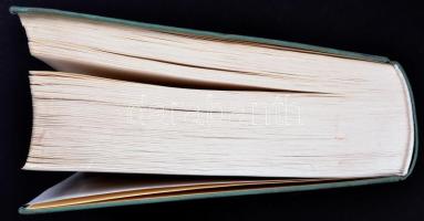 Sok száz oldalas használatlan füzet 20 x 23 cm méretű, vászon borítással, naplónak, emlékkönyvnek