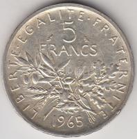 Franciaország 1965. 5Fr Ag T:2,2- France 1965. 5 Francs Ag C:aXF