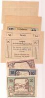 Ausztria 1920. 10db városi szükségpénz T:I,I-
Austria 1920. 10 pcs of necessity notes C:UNC,AU