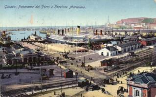 Genova, port, maritime station