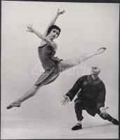 1960-1970 Részletek Bartók Béla Csodálatos mandarin című balett előadásból, 3db fotó, 15x13-21x18cm