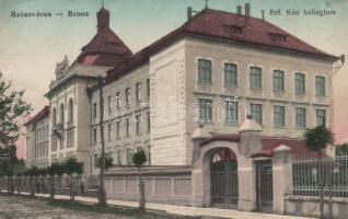 Szászváros, Broos; Református Kún kollégium / boarding school (wet damage)