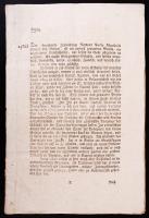 1815 Besorozási névsor Kölnből, mely közli a személyek legfontosabb ismertető jegyeit, születési idejét és foglalkozását. 29 lap 22,5x34 cm