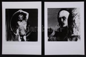 cca 1990 Ismeretlen szerző portfóliója. 5db, 14x14/24x18cm