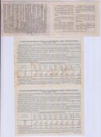 Szovjetunió 1939. III. ötéves terv békekölcsön 10R + 25R + 2db sorsjegy T:II
Soviet Union 1939. 10 R...