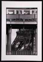 1983 Zaránd Gyula (1943): Párizs. 6db-os fotósorozat, hátoldalán pecsételve, feliratozva, 20x30cm