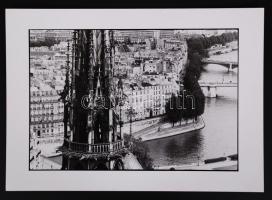 1983 Zaránd Gyula (1943): Párizs. 6db-os fotósorozat, hátoldalán pecsételve, feliratozva, 20x30cm