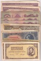 1930-1946. 60db vegyes pengő bankjegy T:vegyes