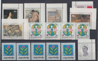 36 db klf bélyeg, közte sorokkal 2 db stecklapon, 36 klf stamps, among them sets on 2 stock-cards
