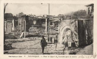 Thessaloniki destroyed bridge