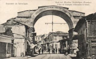 Thessaloniki the triumphal arch of Alexander the Great