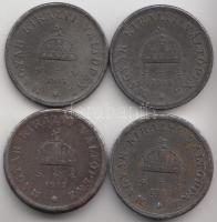 1917-1918. 2f Fe (4x) T:2-,3