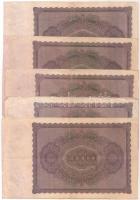 Német Birodalom /Weimari Köztársaság 1923. 100.000M (5x) T:III
Germany/Weimar Republic 1923. 100.000...