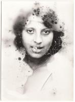 1960-1970 Babos Lajos: Fáni. Vintage fotó, feliratozott, 18x13cm