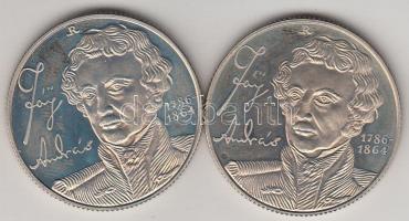 1986. 100Ft "Fáy András" (2x) T:PP