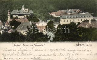 Baden, Sacher's Kuranstalt Helenenthal / sanatorium