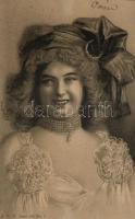 Lady J. P. W. Serie 543 No 1. litho