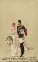 1899 Couple, litho