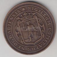 Bognár György (1944-) 1988. "MÉE Nógrád Megyei Szervezete / Buják vára" Br emlékérem (d=42...