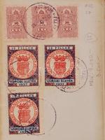 1940 Magyar Waggon- és Gépgyár Rt. nyugdíjintézete Győr, bérház nagy méretű kézzel rajzolt tervrajza...