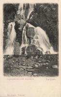 Batumi, Batoum; waterfall, soldier