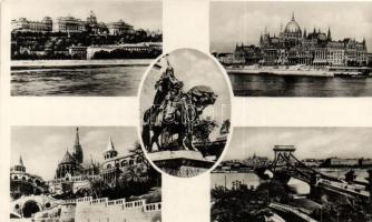 Budapest Királyi Vár, Parlament, Halászbástya, Lánchíd, Millenniumi emlékmű