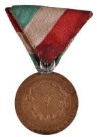 1904-. "A Magyar Országos Tűzoltó Szövetség V éves Szolgálati Érme" aranyozott Br kitüntet...