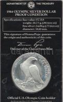 Amerikai Egyesült Államok 1984S 1$ Ag "Olimpiai játékok" eredeti csomagolásban T:PP
USA 19...