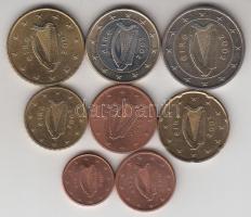 Írország 2002. 1c-2 forgalmi sor T:1,1-,2
Ireland 2002. 1 Cent - 2 Euro set T:UNC,AU,XF