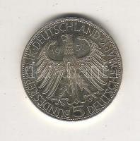 NSZK 1957. 5M "Eichendorff" Ag T:PP pici foltok min.karc