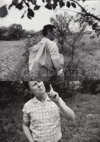 1980-1990 Kerekes Gábor 4db-os sorozata Makay Béla túristvándi tanítóról, pecséttel jelzett képek, 1...